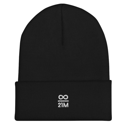 Infinity Over 21 Million Cuffed Beanie