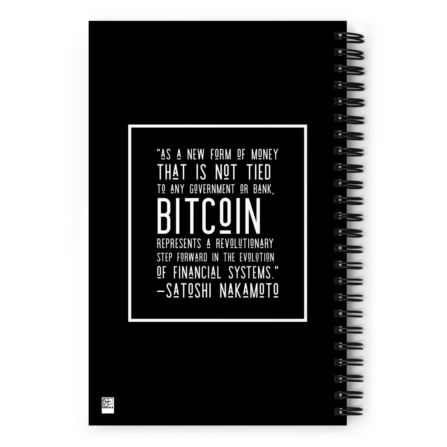 Study Bitcoin Spiral Notebook