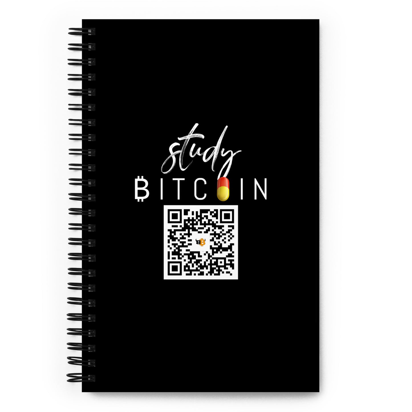 Study Bitcoin Spiral Notebook